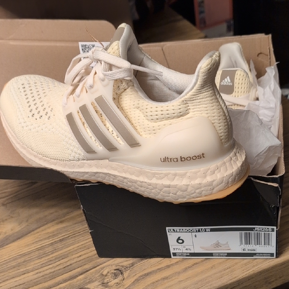 adidas UltraBoost Women's Sneakers - Cream Beige